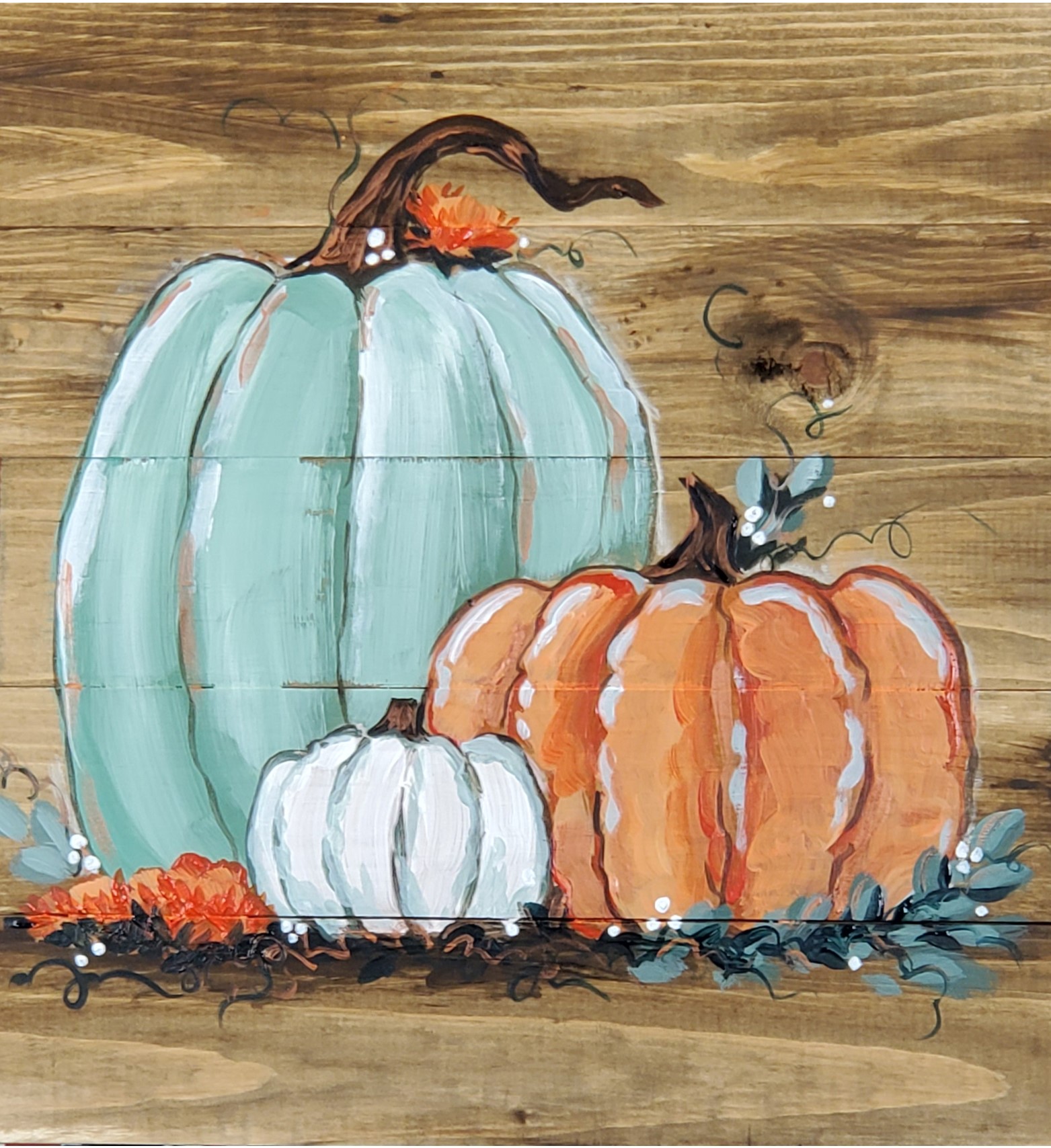 Rustic Pumpkin Trio